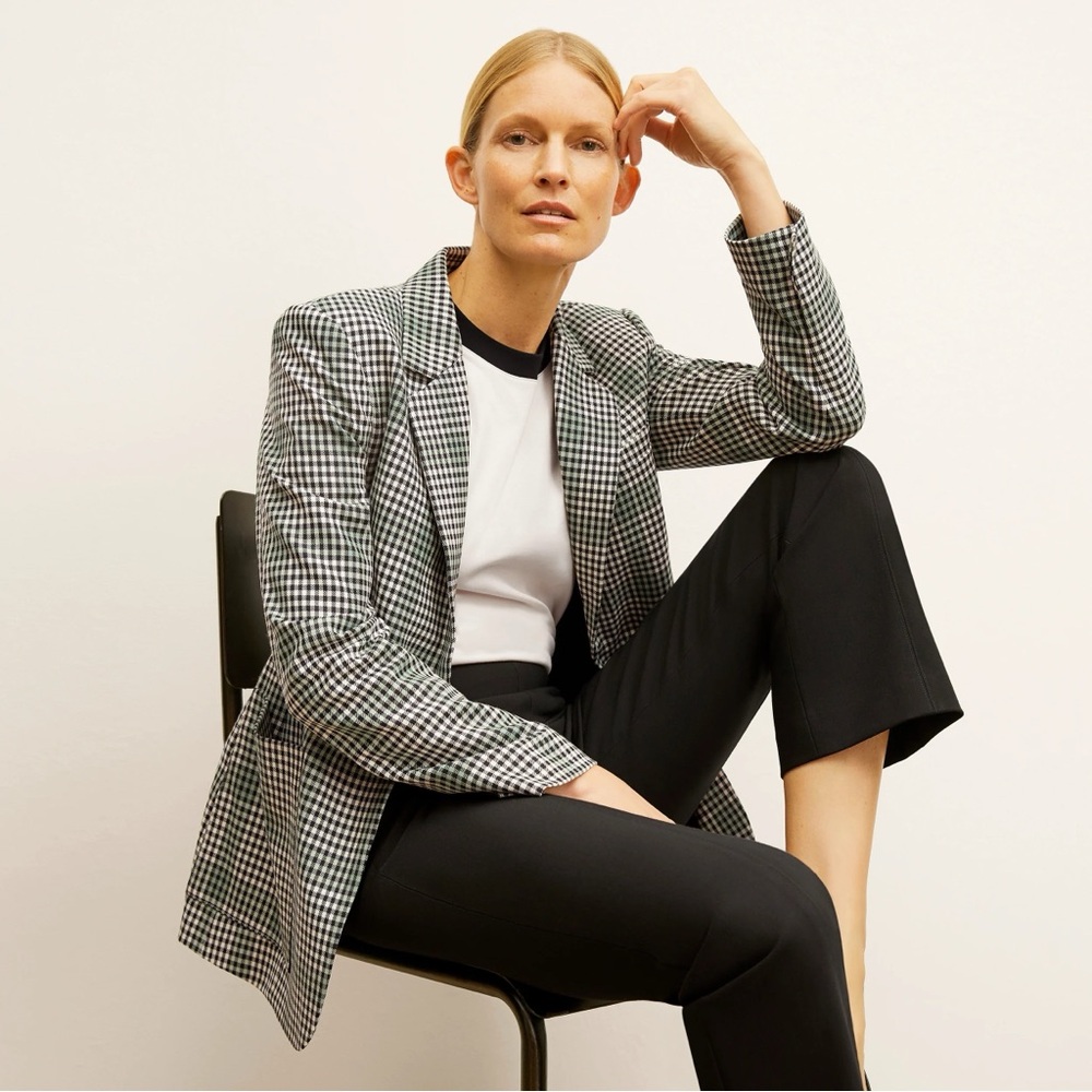 MM Lafleur - The Dolly  Jacket - Check Plaid Sharkskin